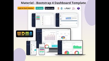 Bootstrap Admin Dashboard Template – Materiel