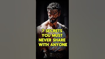 7 Secrets You Must NEVER Share With Anyone