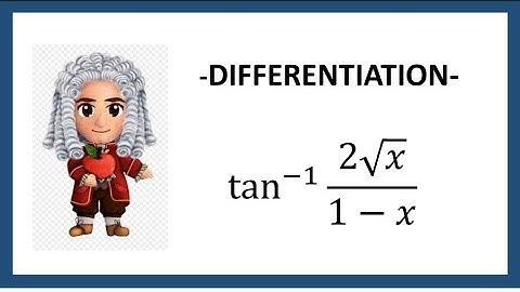 Differentiation of arctan(2x^1/2 /1-x)#calculus #differentiation #mathematics