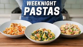 20 Minute Weeknight Pasta 3 Ways