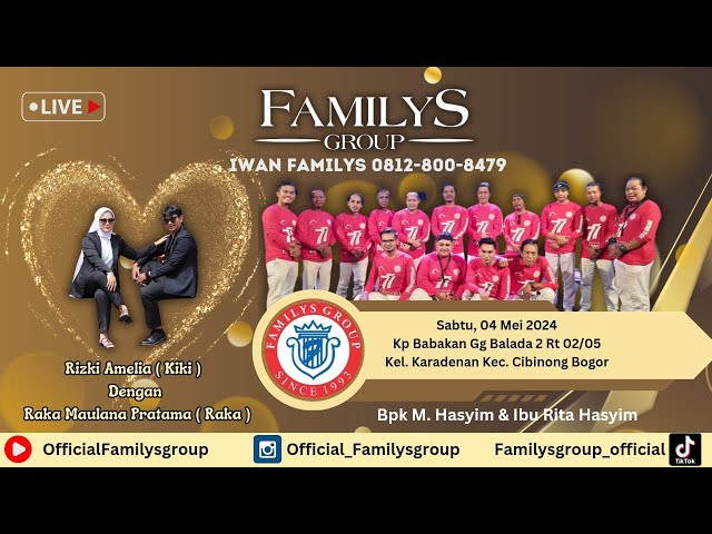 LiveStream Familys Group Edisi Kp Babakan Karadenan  Cibinong Bogor Sabtu 4 Mei 2024(SORE) class=