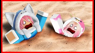 TIDAK !! ATUN & MOMON TERISAP DI DALAM PASIR YANG PALING MENGERIKAN !! Feat @sapipurba  Roblox