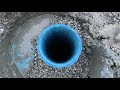 Kútfúrás Tatán - béléscsövezés - 4. rész. Water well drilling, part 4.