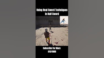 Using Real Sword Techniques: Fool