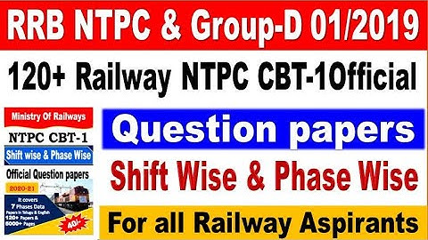 NTPC CBT 1 all shift wise Official Question papers in Telugu & English Special Data  by SRINIVASMech