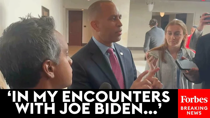 Reporters Ask Hakeem Jeffries Point Blank If He Saw Any 'Cognitive Decline With President Biden'