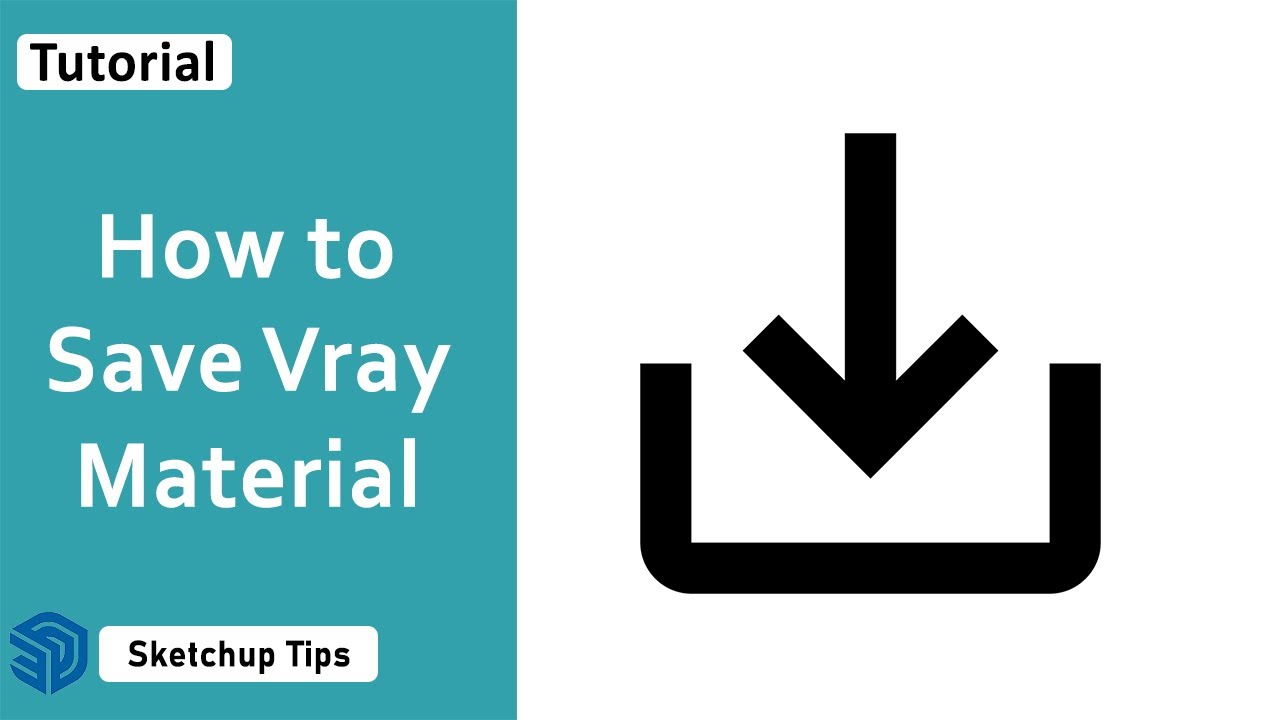 CARA SAVE VRAY MATERIAL #vraymaterial #vraysetting #vraysketchup - YouTube