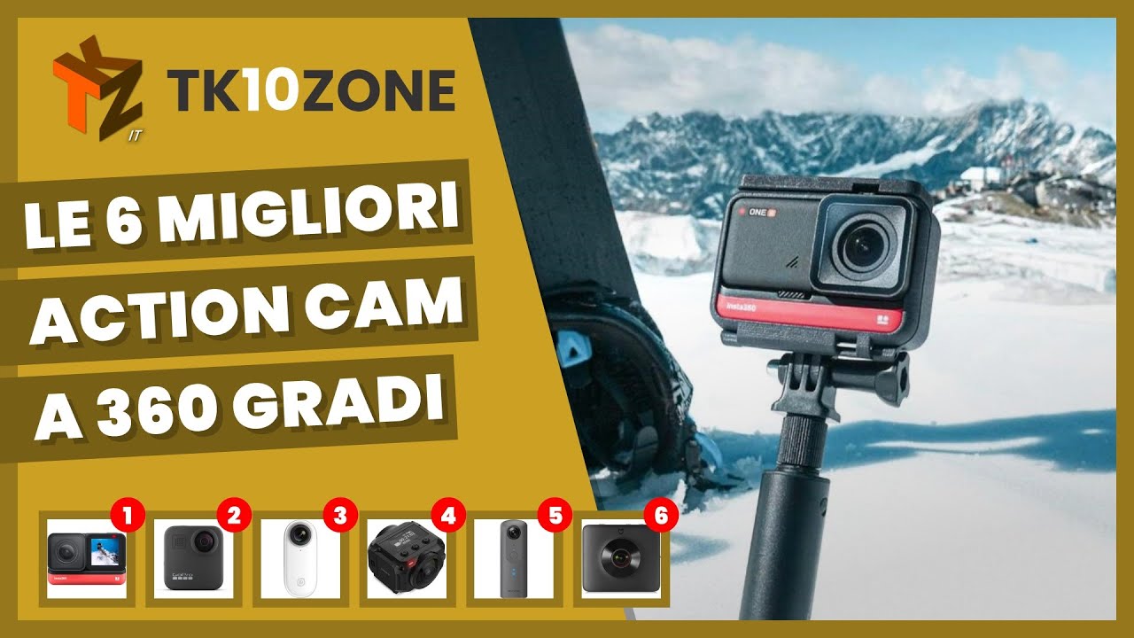 Le 6 migliori fotocamere action cam a 360 gradi YouTube