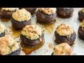 STUFFED MUSHROOM CAPS - Thanksgiving Appetizer Idea