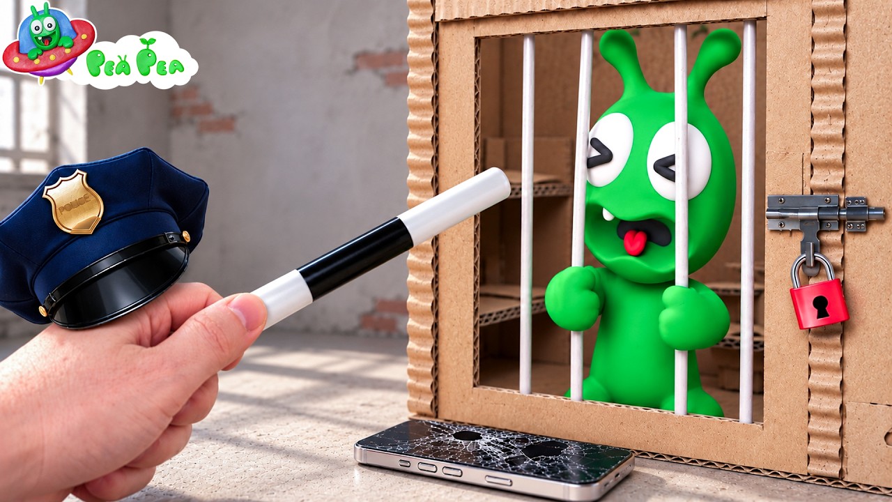 Pea Pea Gets Caught as a Thief 🚔 - Funny Cartoon for kids