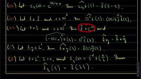 Introduction to Fourier analysis: Lecture 12