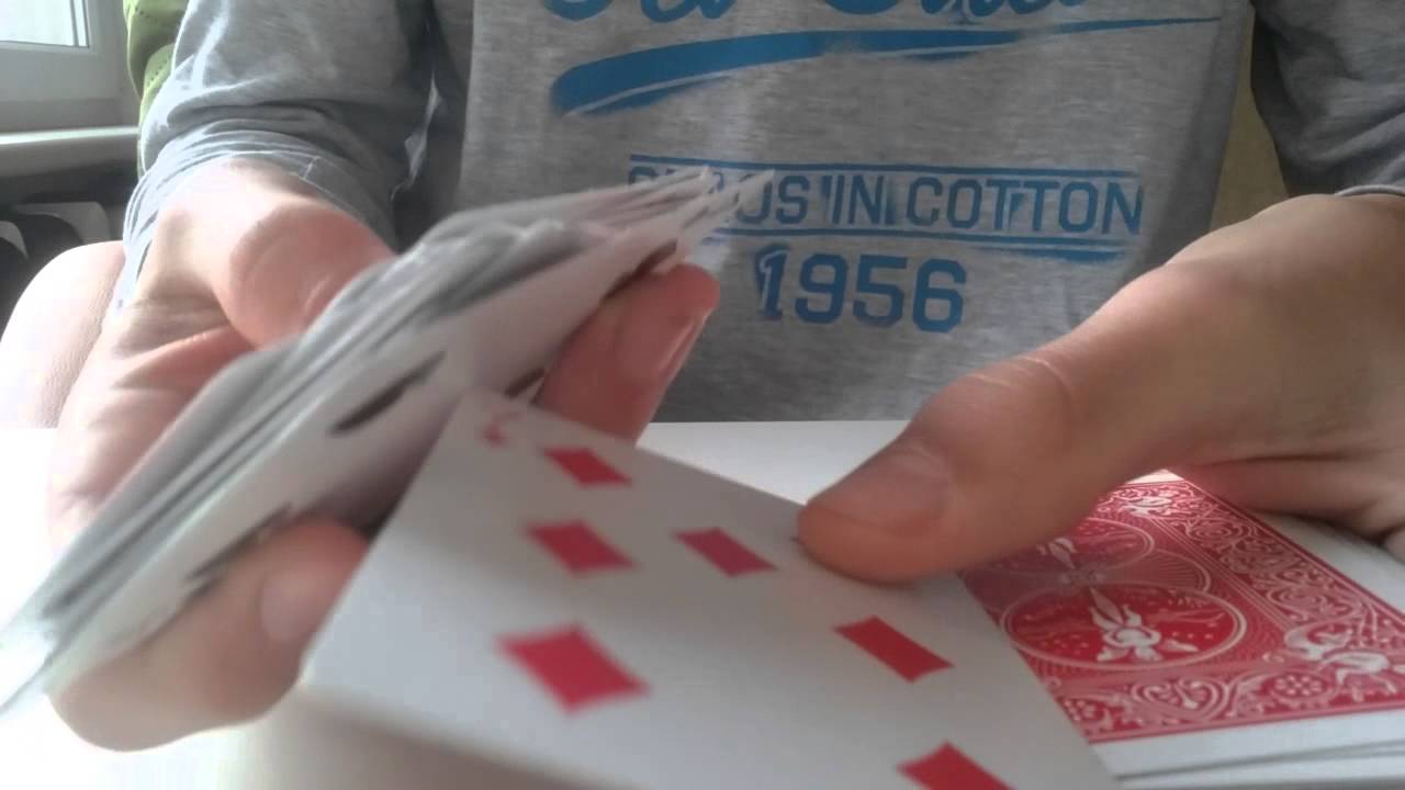 Kortų triukas/ Face up card/