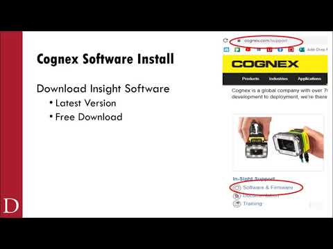 Introduction to Machine Vision - Cognex Insight Software