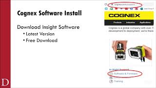 Introduction to Machine Vision - Cognex Insight Software