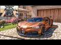 Bugatti chiron  forza horizon 5  steering wheel gameplay