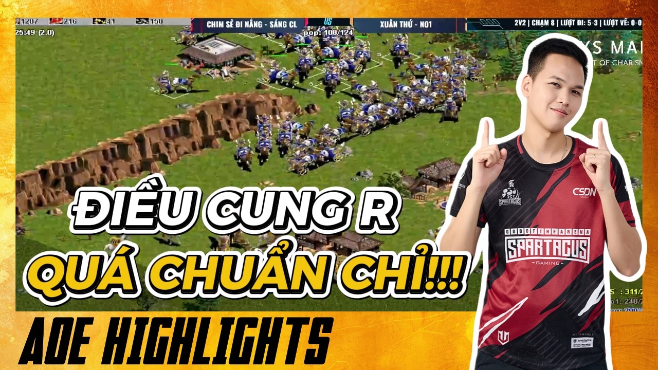 Chim Sẻ Đi Nắng chống lại CẢ THẾ GIỚI - ĐI QUÂN CỰC ẢO | AoE Highlights #aoe