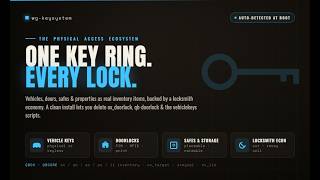 WG Key System |QBOX|QBCORE | Fivem