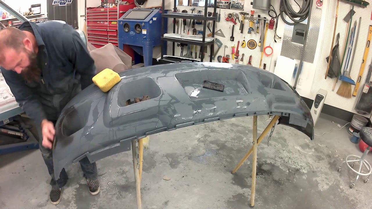 Repairing a plastic bumper cover with Evercoat Maxim Multifix plastic