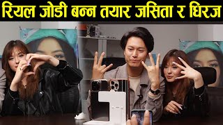 रियल जोडी बन्न तयार जसिता र धिरज ॥ Dhiraj Magar and Jassita Gurung Interview