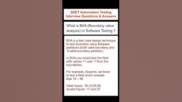 SOFTWARE TESTING : ISTQB : What is BVA(Boundary Value Analysis) in Software Testing?