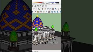 Desain Masjid Minimalis Gratis.. #shorts