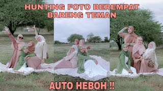 FOTO BARENG SAHABAT YANG KEREN | GAYA FOTO BEREMPAT BARENG TEMAN