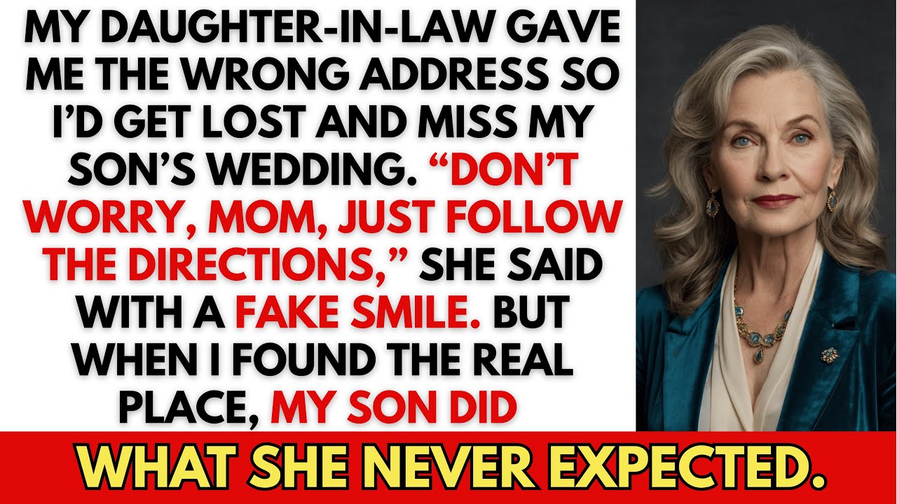 Мой DIL дал мне неправильный адрес, поэтому я пропущу свадьбу сына... Но мой сын...