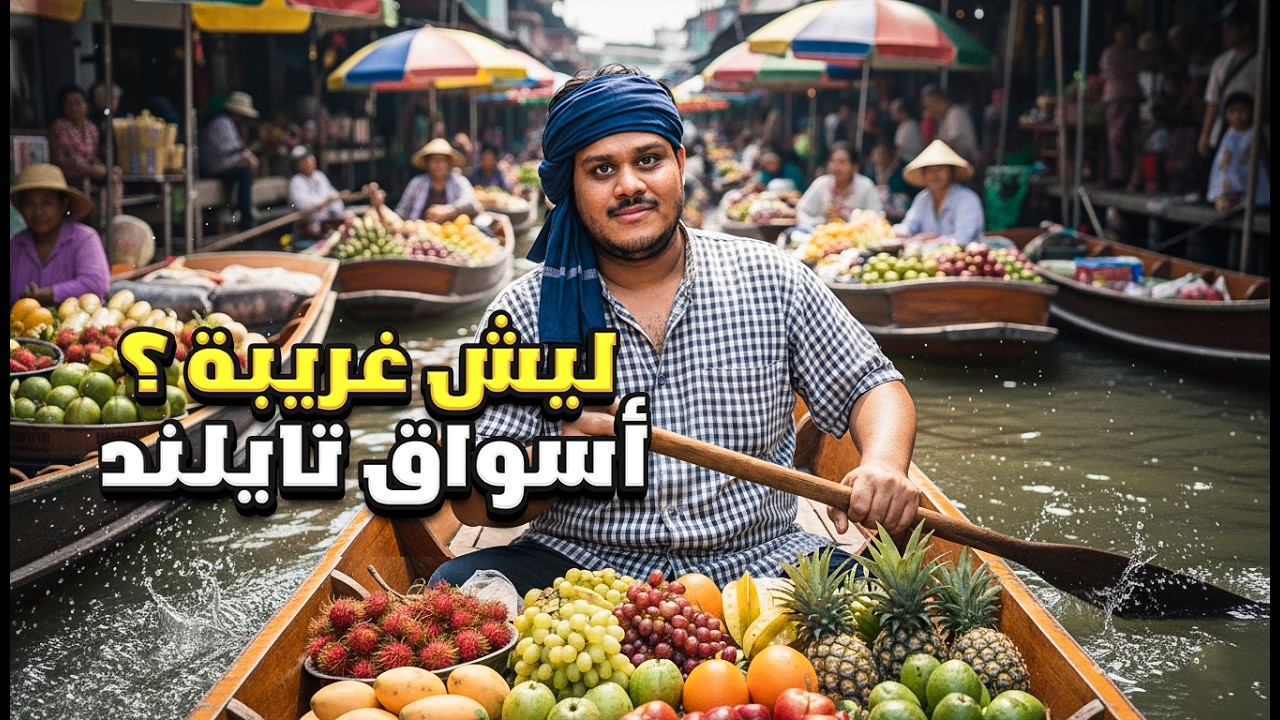 ليش أسواق تايلند غريبة 🤨