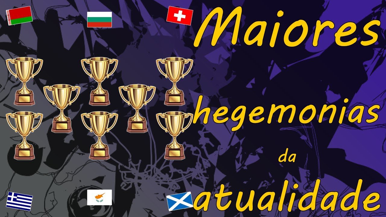 Maiores hegemonias da atualidade football score