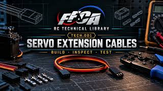 How to Make RC Servo Extension Cables | Crimping & Testing | FFCA TECH.001