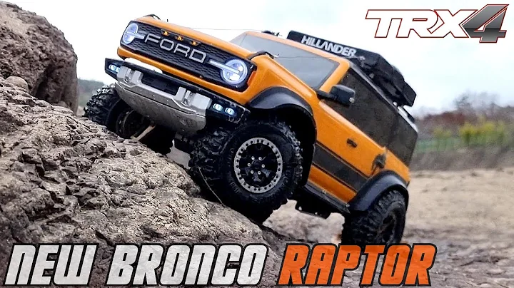 RC Car Traxxas TRX4 2021 Ford Bronco Raptor Cinematic Rock Crawling