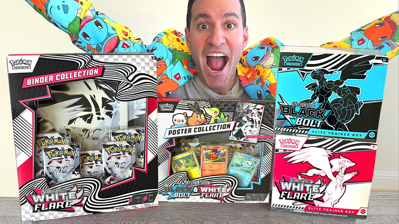 I Opened EVERY Pokemon Black Bolt and White Flare Product