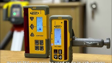 Spectra Precision CR700 and HL760 Pairing