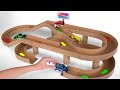 Как сделать картонную гоночную трассу для игрушечных машинок