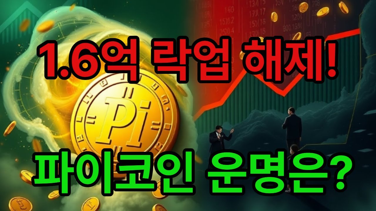 2025년 8월 파이코인 락업해제물량 1.6억개!!