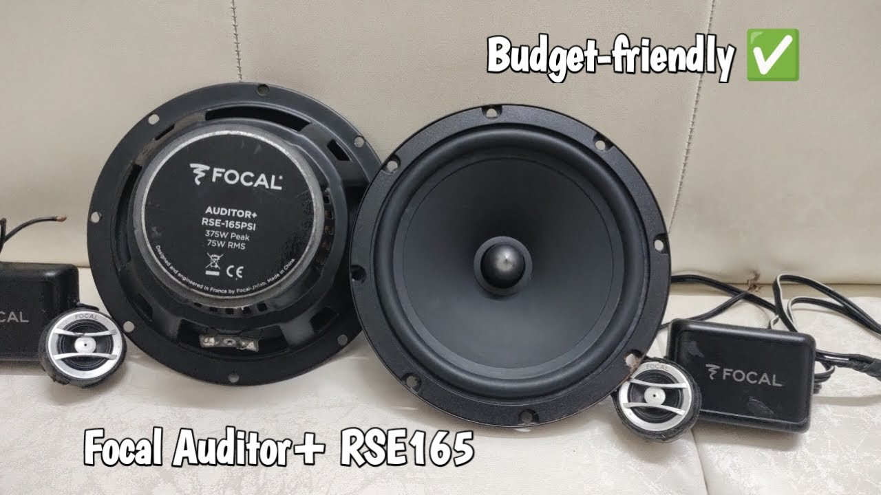 Best Budget Component Speakers? Real Sound Test! | Focal Auditor RSE-165 Review 🔊