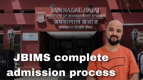 JBIMS Complete Admission Process | CET CMAT ATMA MAT | Tentative Dates