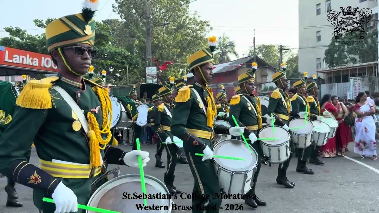 ST.SEBASTIAN'S COLLEGE MORATUWA | WESTERN BRASS BAND Part 01, 2026 Performing 151 ￼Feast 