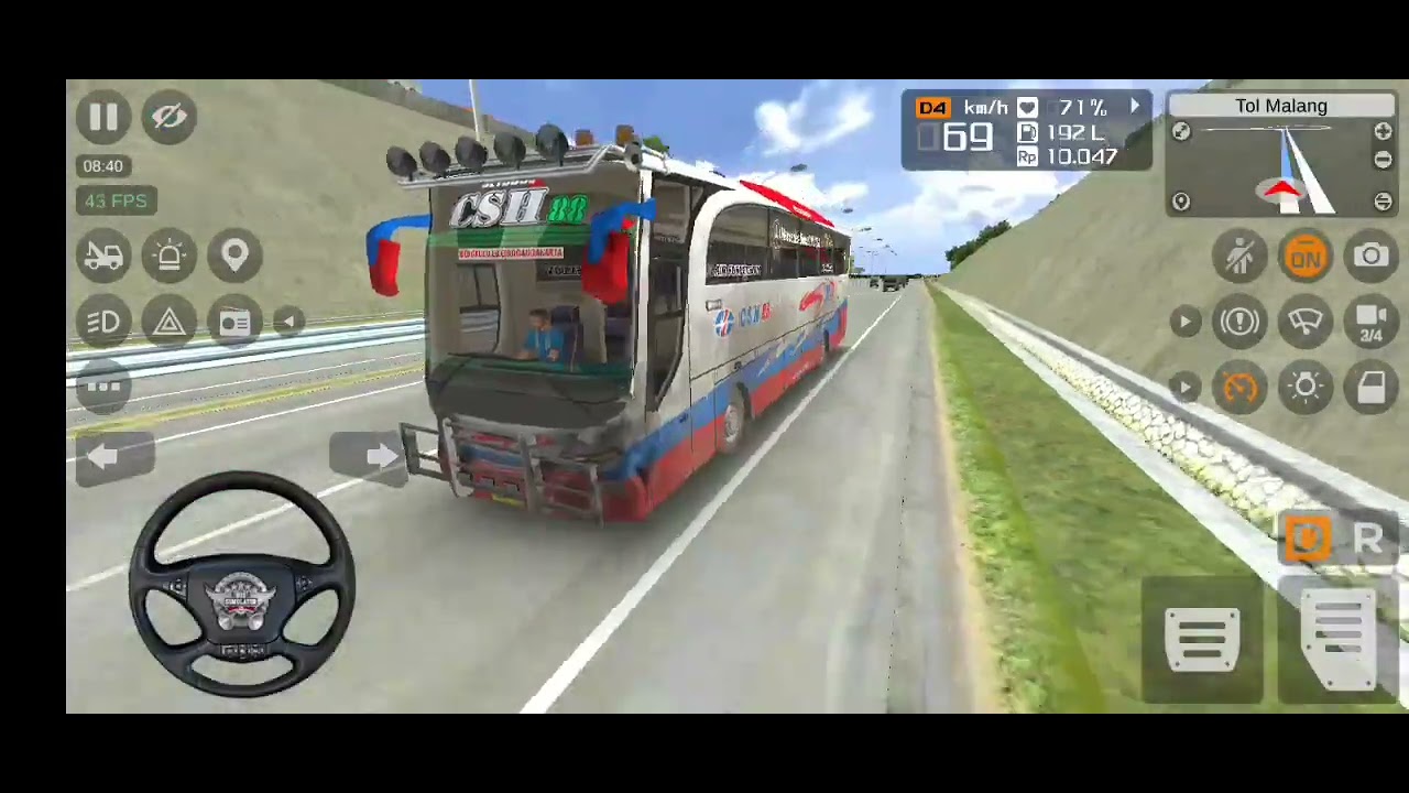 Otra ruta corta desde malang hasta surabaya/bus simulator indonesia/#19