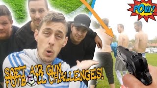 Soft air gun fotboll challenges! screenshot 2