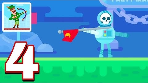 Bowmasters - gameplay walk through 4 - Mr. Gorskiy the lucky one