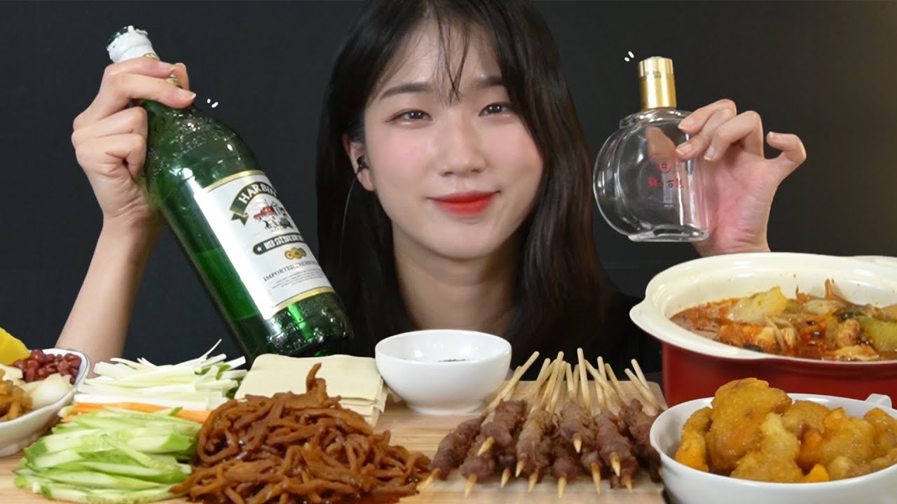 취해버렸어요 ㅎㅎ | 제히와 알코올 ASMR(feat.마라탕, 꿔바로우, 양꼬치, 경장육슬)