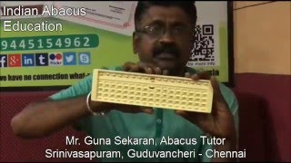 Difference between Indian Abacus and Old Abacus