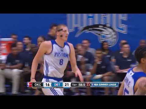NBA夏季聯賽2017（奧克拉荷馬市雷霆vs底特律活塞）全場精華
