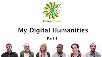 My Digital Humanities - Part 1