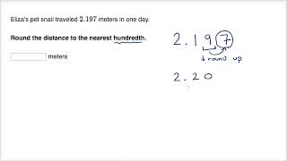 Math Grade 5 -  Rounding decimals word problems