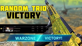 CLUTCH WIN WITH RANDOM TRIO!! - Call of Duty: Modern Warfare Warzone