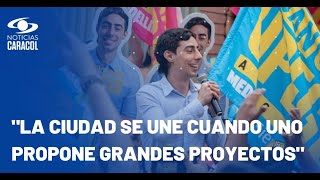 Juan Carlos Upegui, del partido Independientes, presenta su candidatura por la alcaldía de Medellín