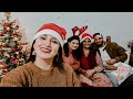 😍 MI FAMILIA HINDÚ FESTEJA NAVIDAD CONMIGO POR PRIMERA VEZ ( mi suegra  baila y prueba vino)