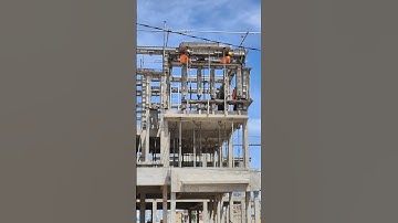 Technical Install rebar of roof beam by women workers to cast concrete
